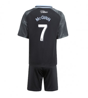 Aston Villa John McGinn #7 Udebanetrøje Børn 2025-26 Kortærmet (+ Korte bukser)